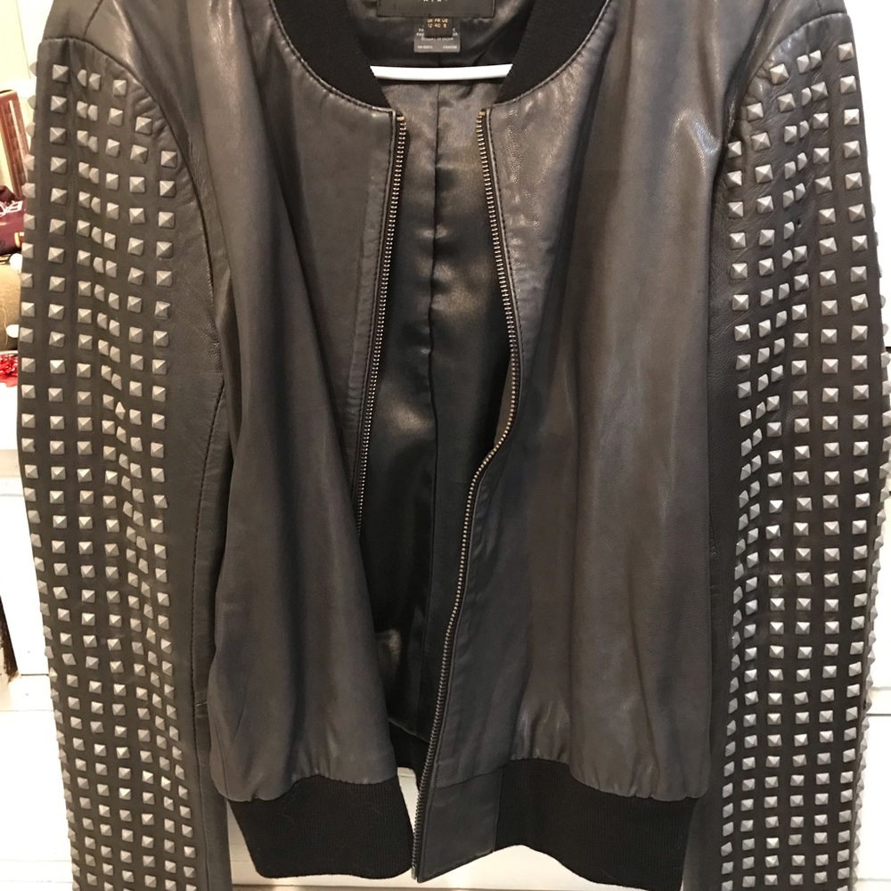 Studded Leather Jacket